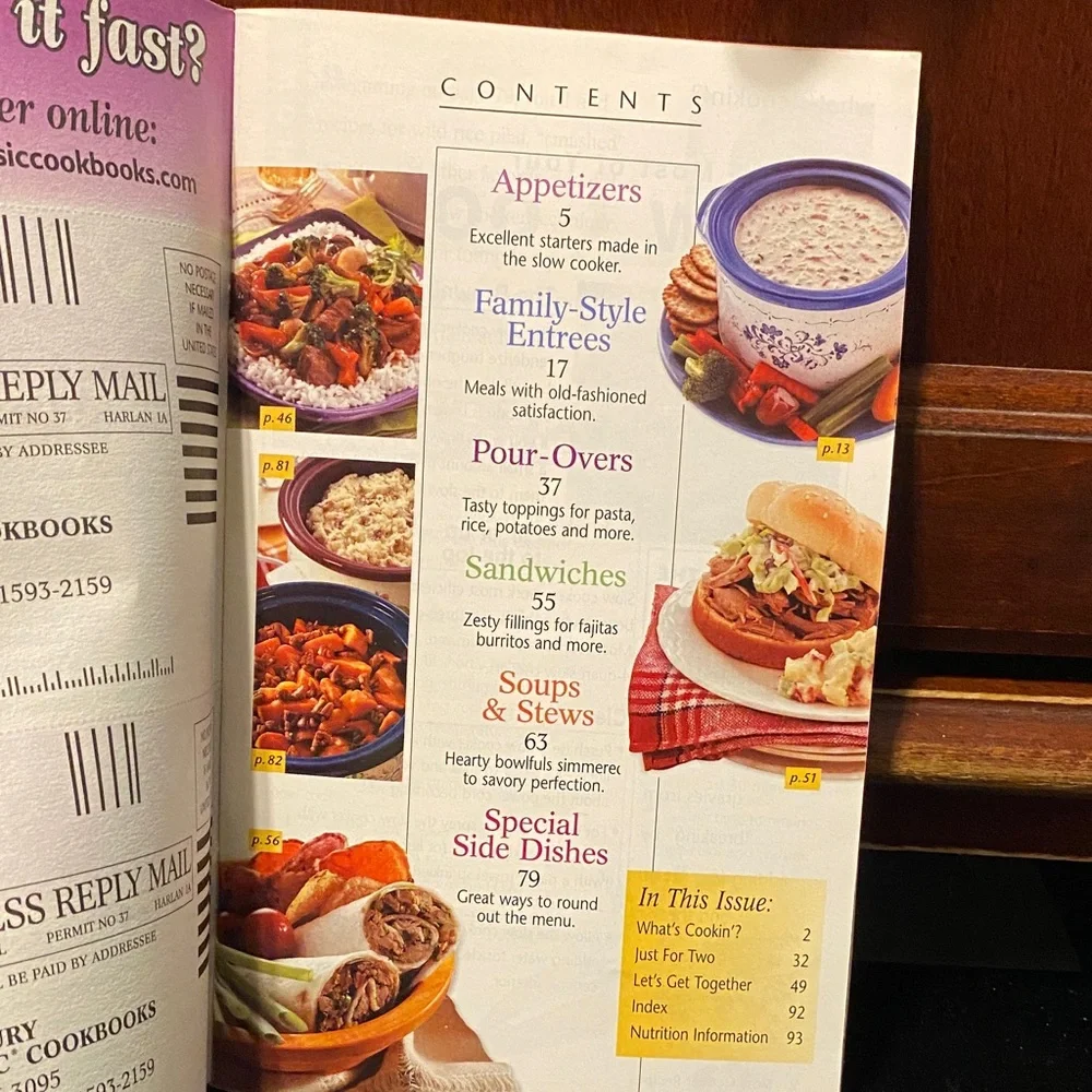 Pillsbury four piece cookbook magazine set